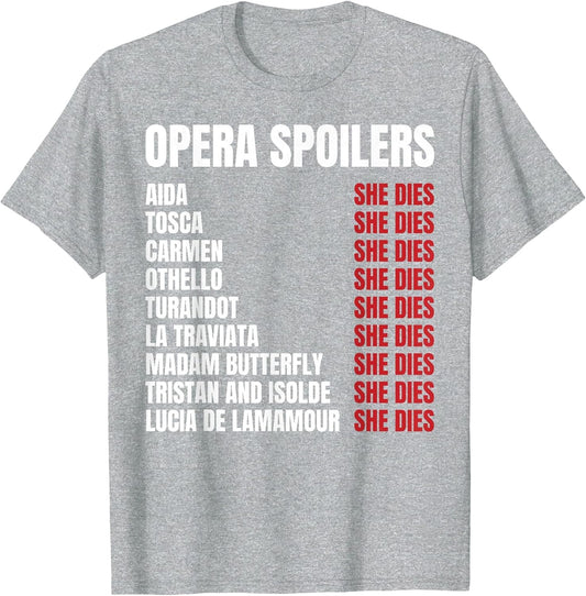 Opera Spoiler Tosca She Dies Latraviata Madame Butterflies