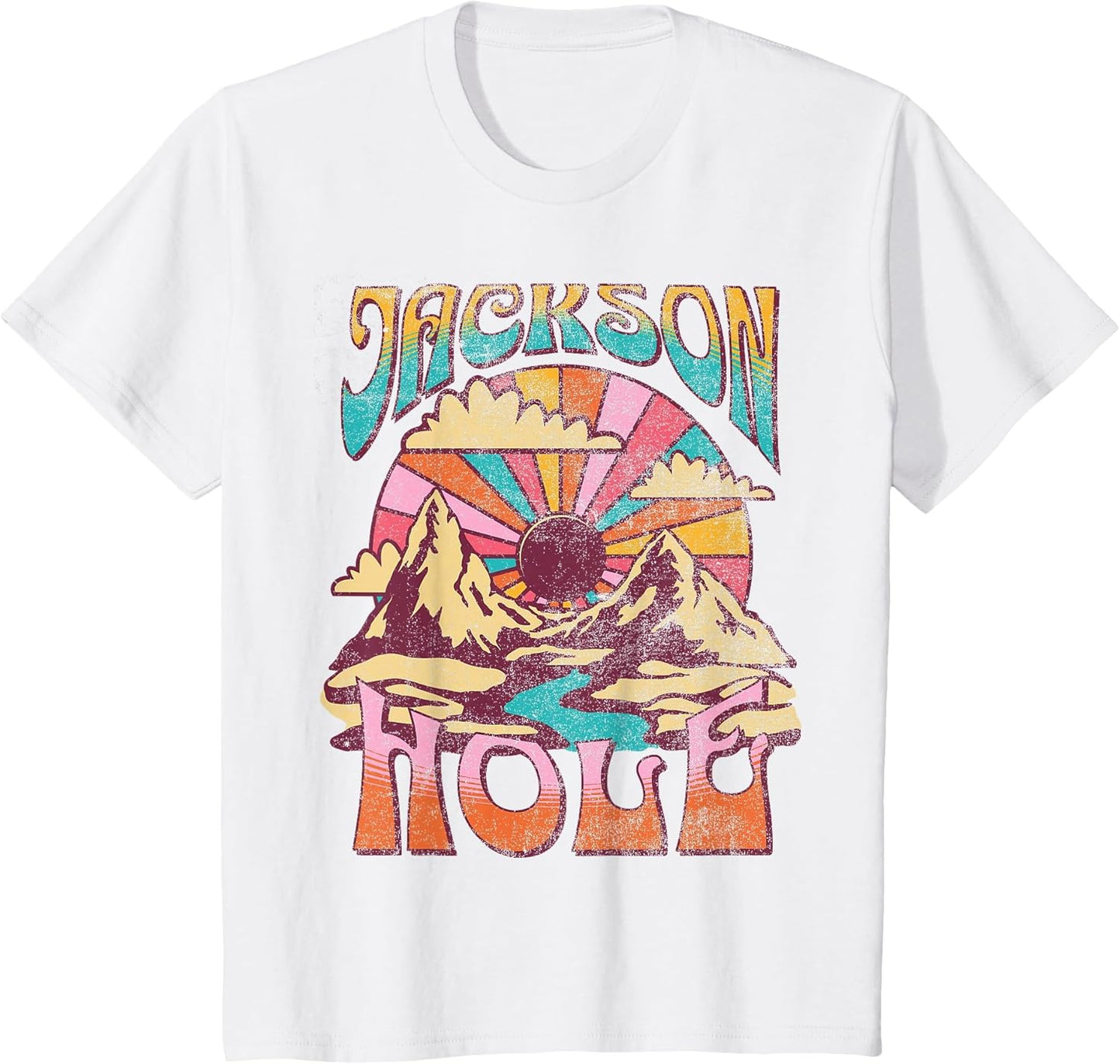 Jackson Hole Wyoming Nature Hiking Mountains Outdoors Retro