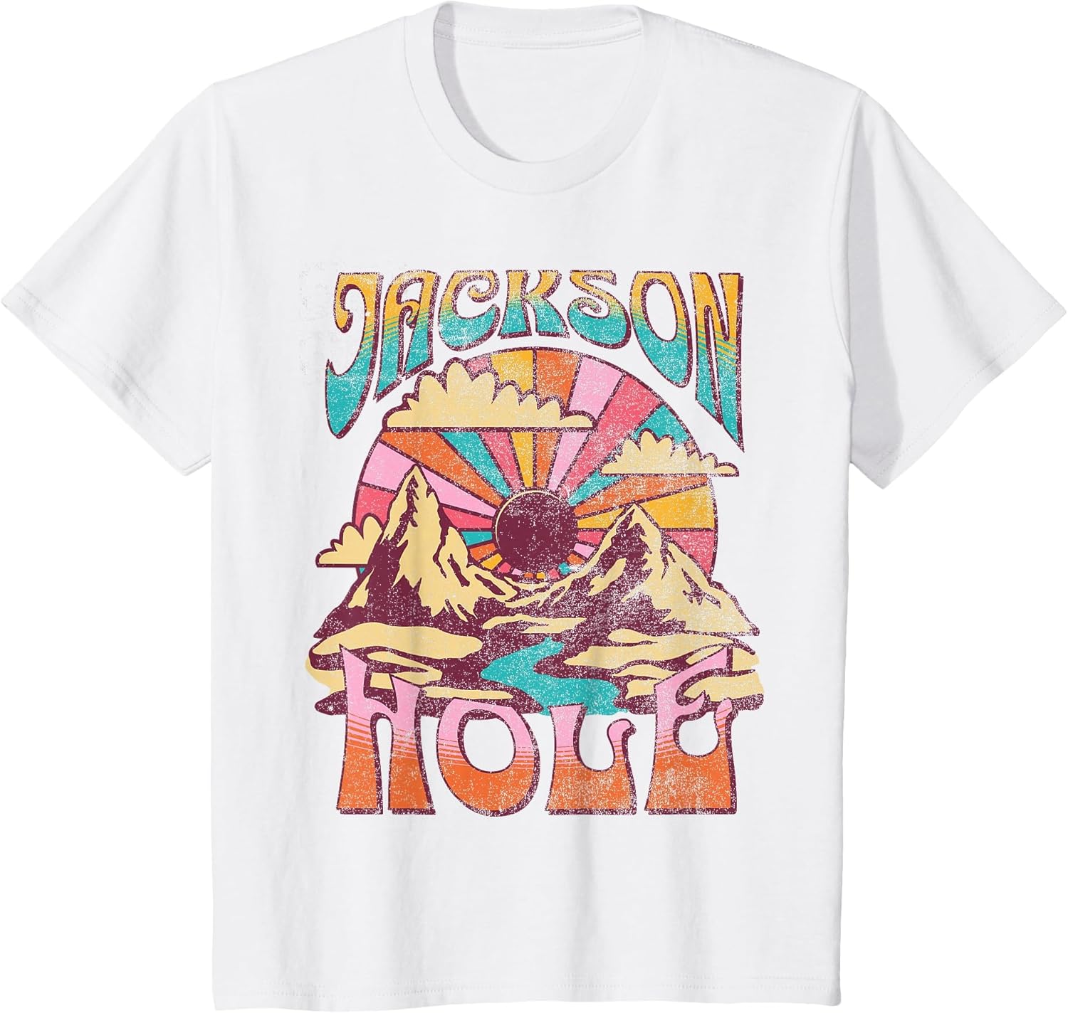 Jackson Hole Wyoming Nature Hiking Mountains Outdoors Retro