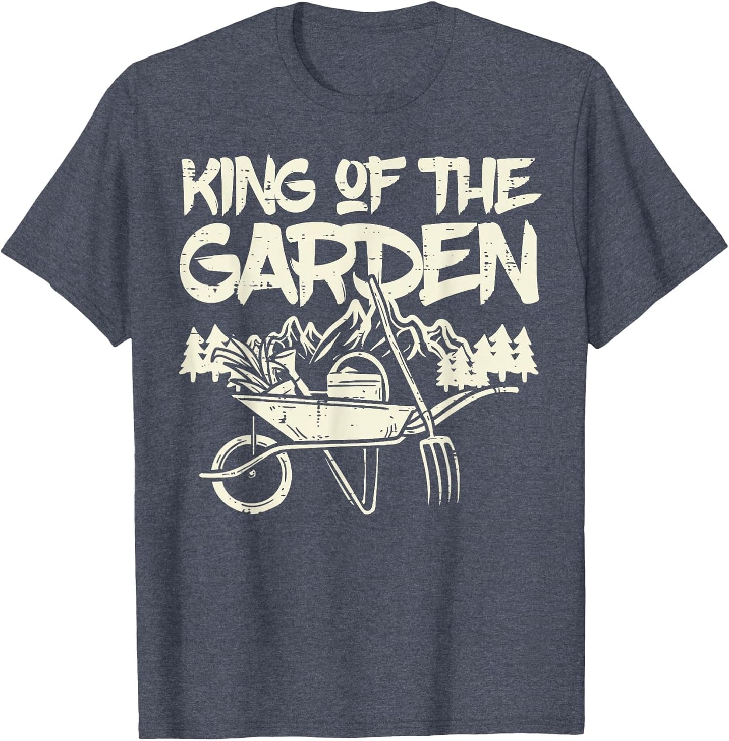 King of The Garden Cool Gardening Gardener Grandpa Dad Men