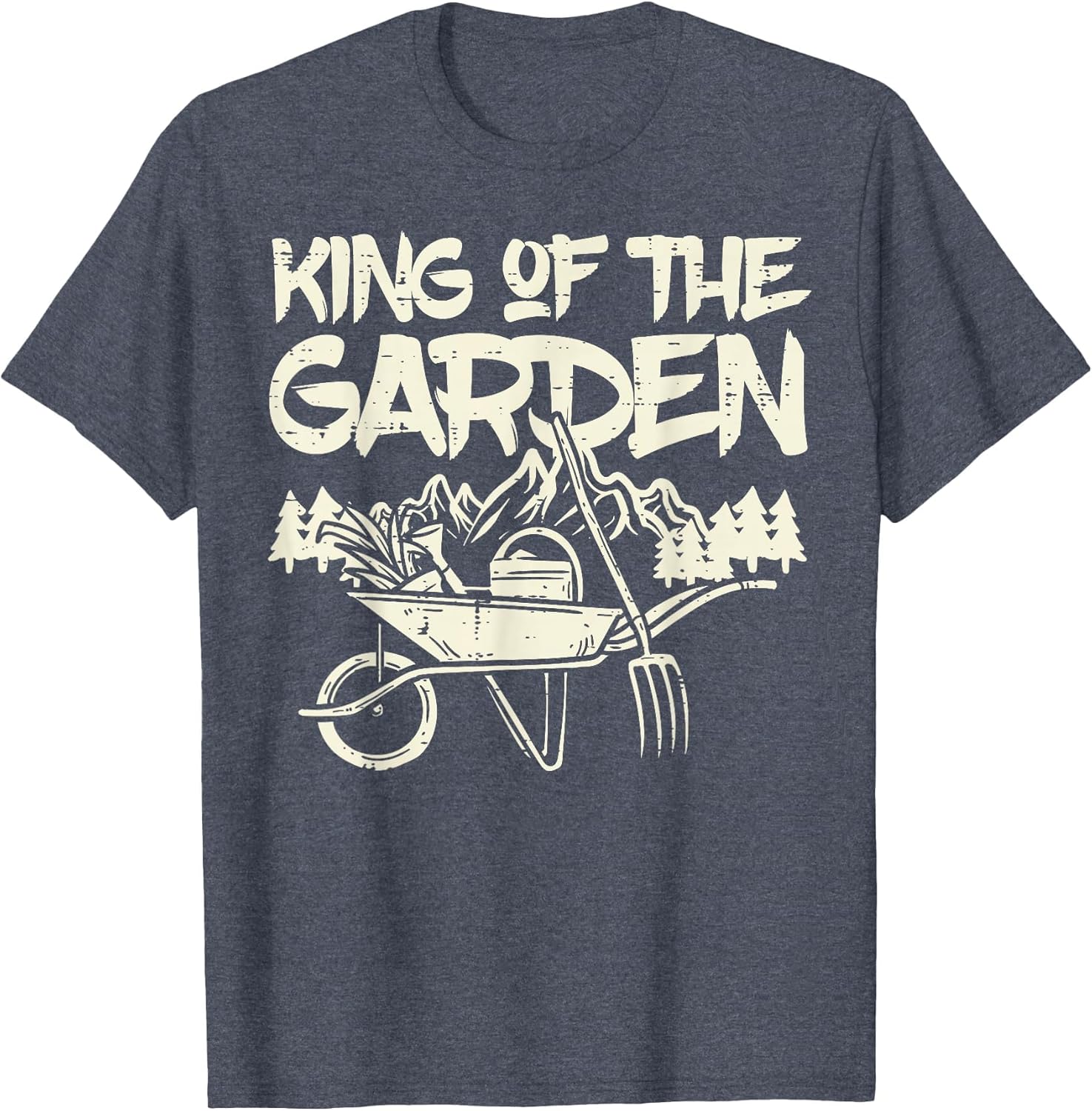 King of The Garden Cool Gardening Gardener Grandpa Dad Men