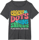 Retro Mahjong Cracks Dots Bams Snacks, Women Groovy Floral