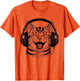 Cute Headphones Cat Funny Silly Music Cat Lover