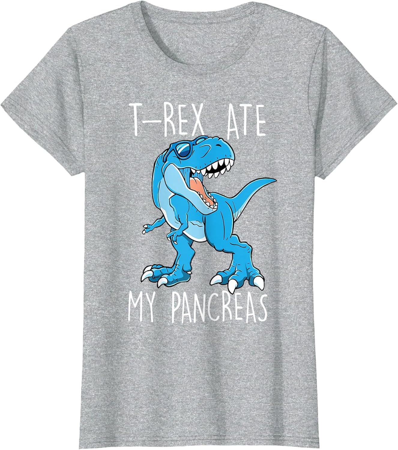 T-Rex Ate My Pancreas Funny Diabetes Awareness Boys Dinosaur