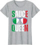 Funny Sauce Queen Italian Saying Italy Flag Sunglasses