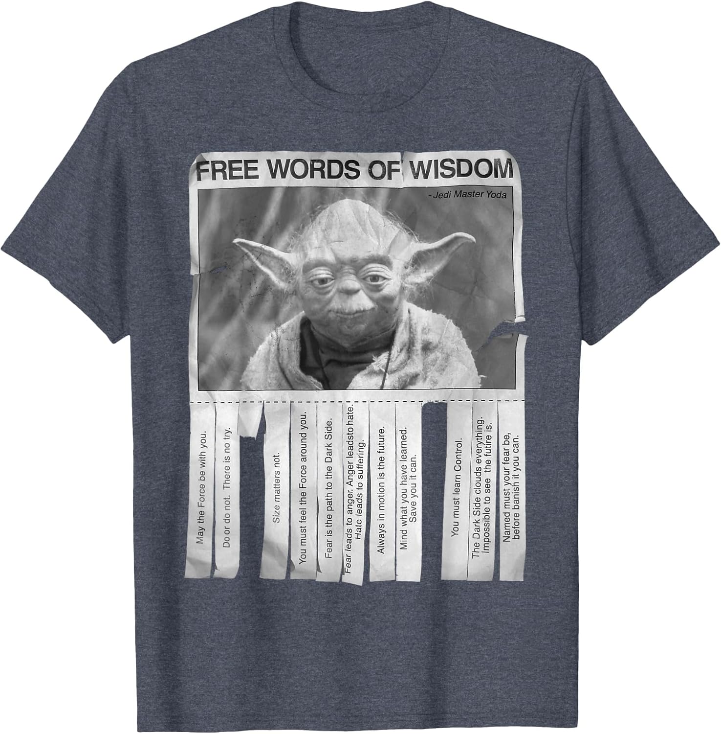 Star Wars Yoda Poster Words Of Wisdom Graphic