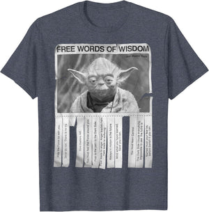 Star Wars Yoda Poster Words Of Wisdom Graphic