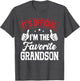 It's Official I'm The Favorite Grandson Funny Vintage