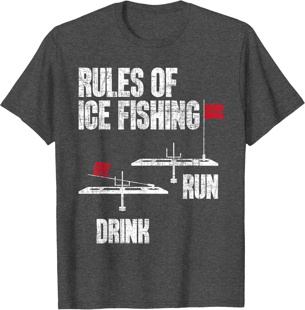 Rules of Ice Fishing - Ice Fisher Fisherman Fishing