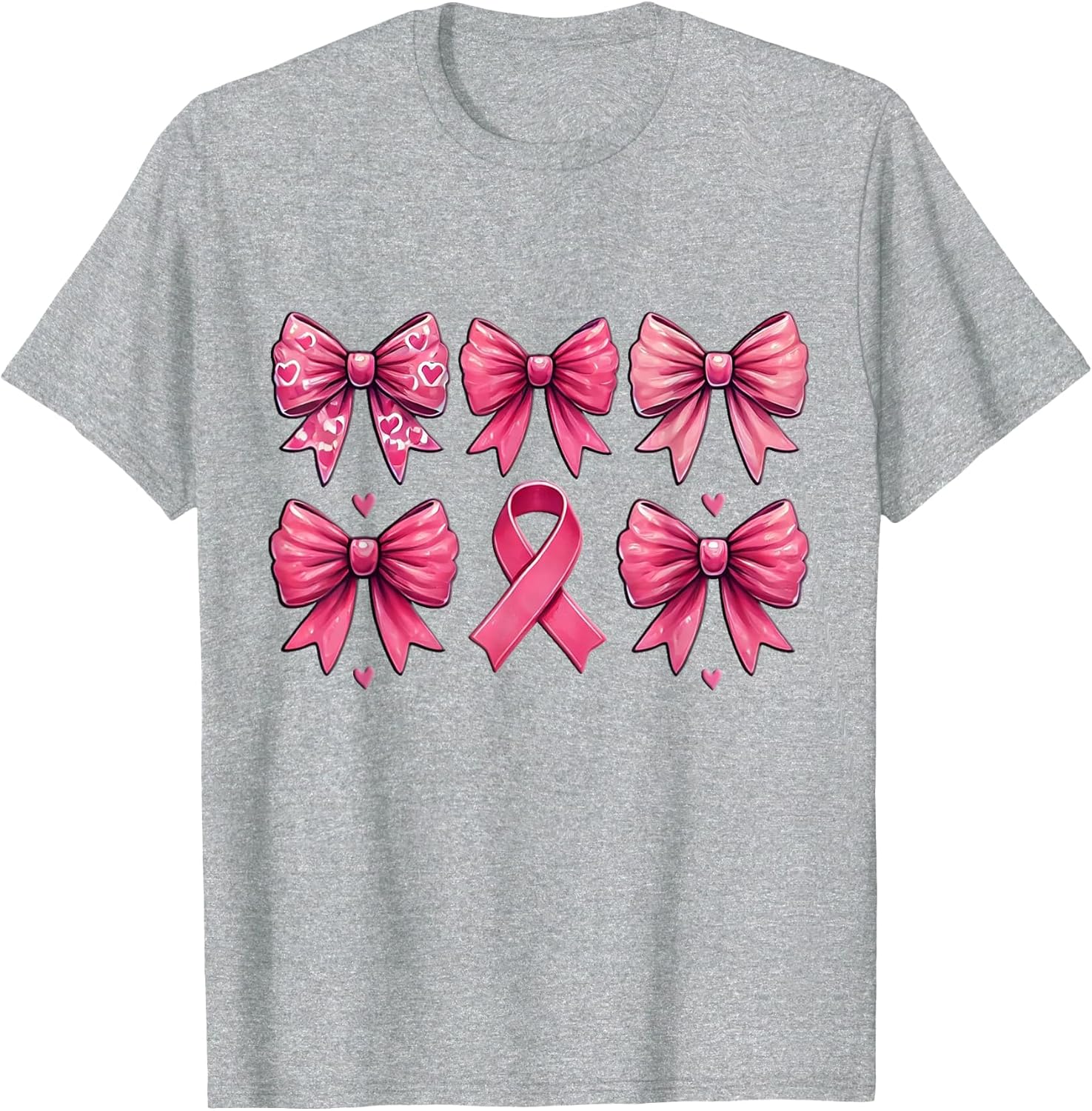 Breast Cancer Awareness Coquette Bow Mom Girls Women Warrior