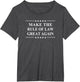 Make The Rule of Law Great Again
