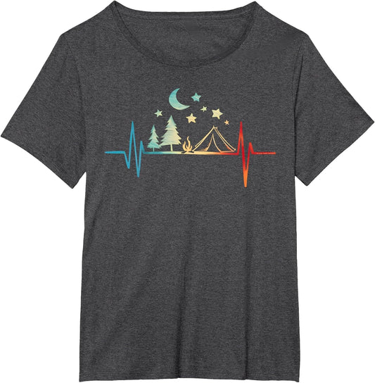 Forest Mountains Nature Heartbeat Outdoor Hiking Camping