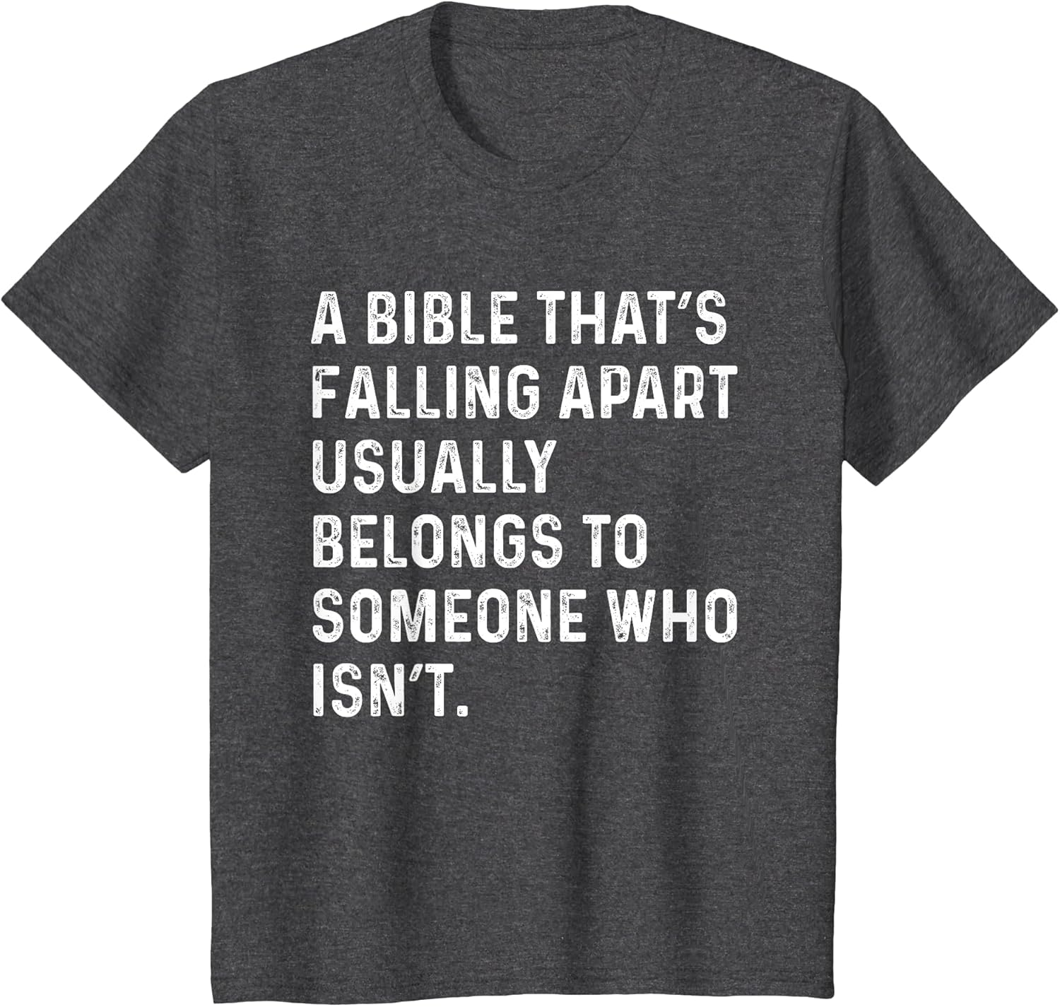 A Bible That's Falling Apart Belongs to Someone Who Isn't