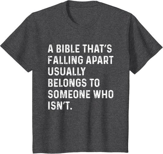 A Bible That's Falling Apart Belongs to Someone Who Isn't