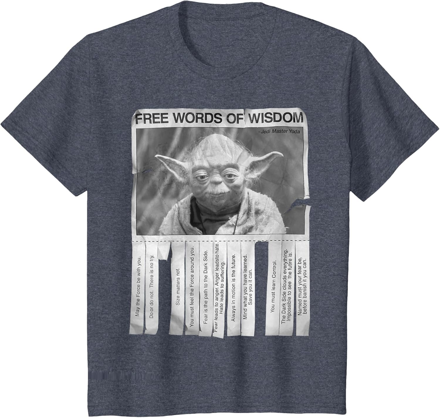Star Wars Yoda Poster Words Of Wisdom Graphic