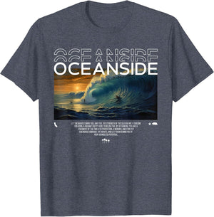 Vintage Oceanside California Wave Surf CA Retro