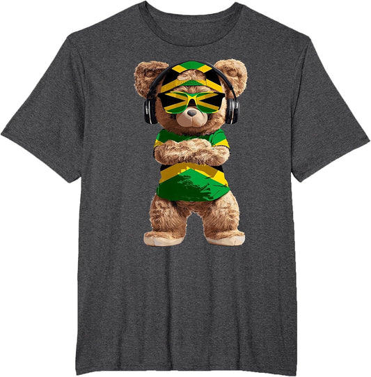Jamaica Flag Souvenirs Bear Outfit Products Jamaican