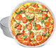 12 Inch Aluminum Pizza Pans, Disposable Round Foil Pizza Pan Trays, Oven & Freezer Safe Disposable Pizza Pan for Baking, Serving, Catering & Parties （25 Pack）