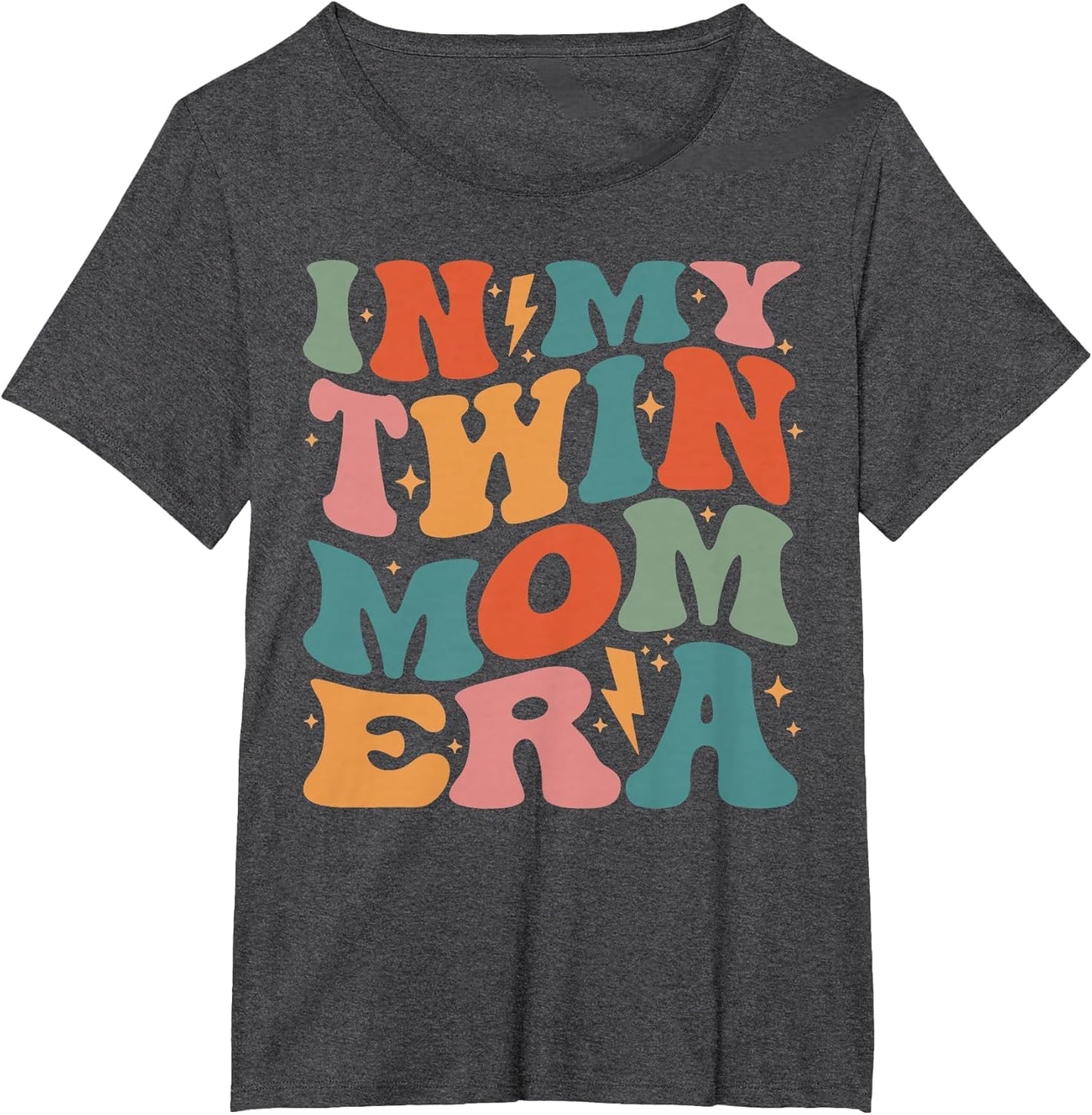 in My Twin Mom Era Mom of Twins Mother's Day Groovy