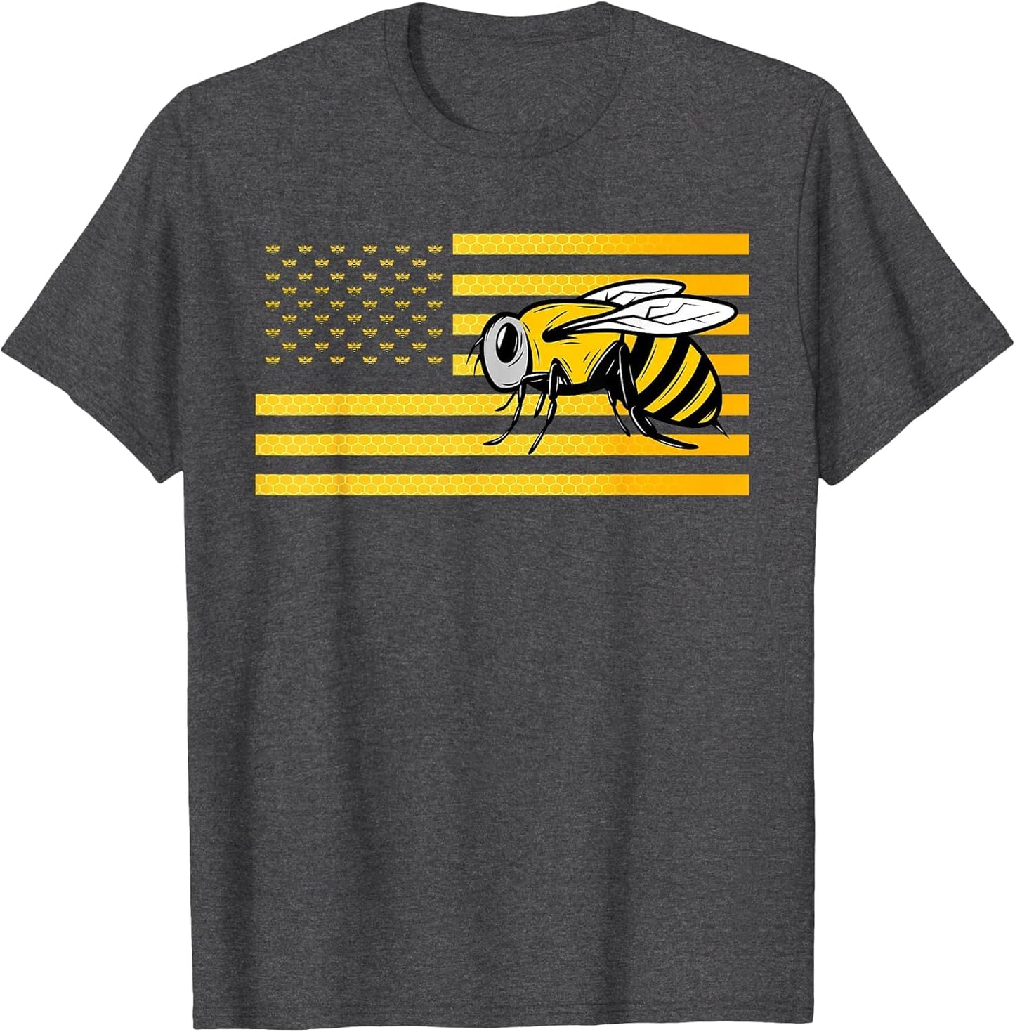 Beekeeping Beekeeper Honeycomb Bee American Flag