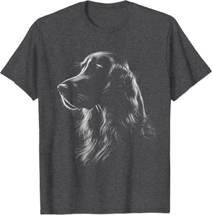 Irish Setter Dog Face Art Design