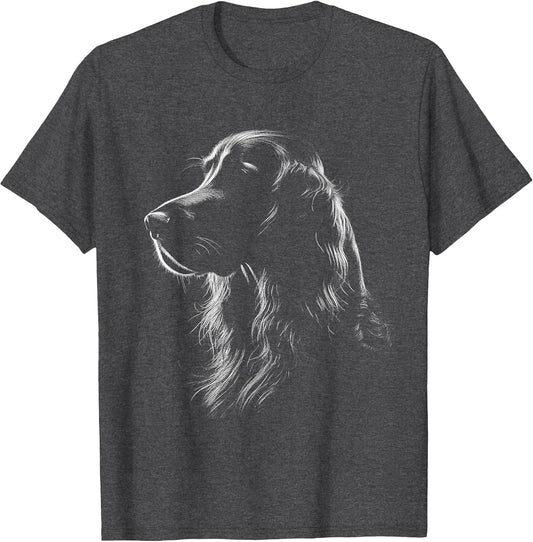 Irish Setter Dog Face Art Design