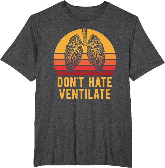 Retro Lungs Pulmonary Rehab Ventilate Respiratory Therapist