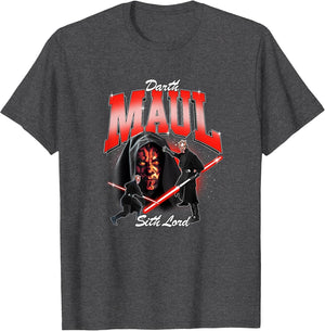 Star Wars Darth Maul Sith Lord Poses Vintage Chest Portrait