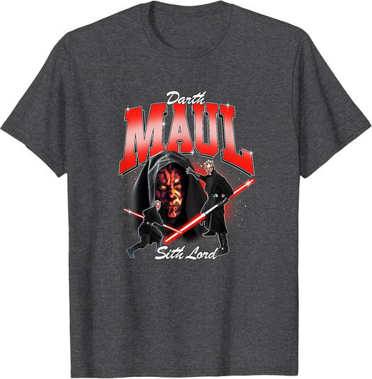 Star Wars Darth Maul Sith Lord Poses Vintage Chest Portrait