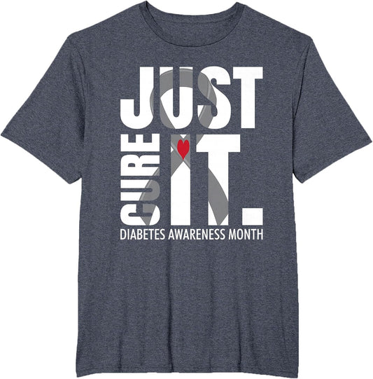 Cure Blue Ribbon Fight Diabetes Raise Awareness Month