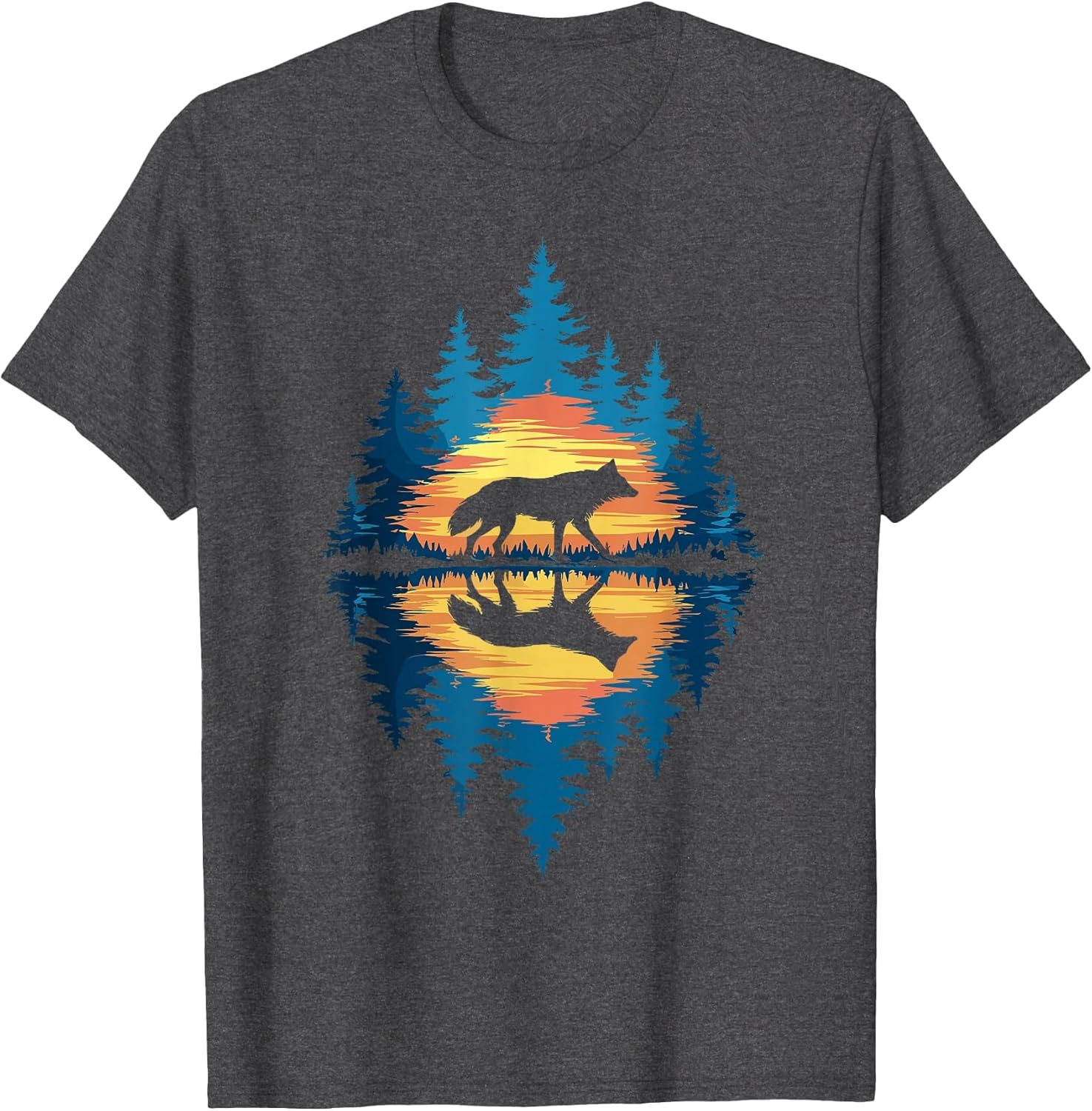 Wolf Forest Nature Wildlife Outdoor Men Women Kids Boys