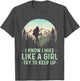 I Know I Hike Like A Girl Try to Keep Up Funny Retro Hiking