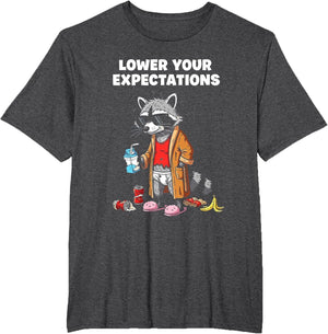 Lower Your Expectations Funny Cartoon Sarcasm