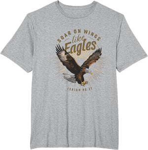 Soar on Wings Like Eagles Isaiah 40:31 Eagle Design