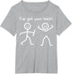 I've Got Your Back Funny Stick Figure Humor