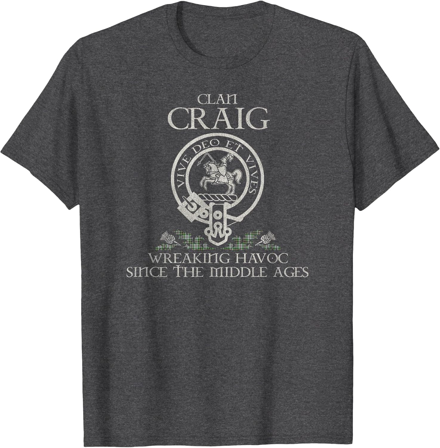 Clan Craig Crest, Surname, Scottish Heritage Vintage
