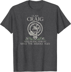 Clan Craig Crest, Surname, Scottish Heritage Vintage