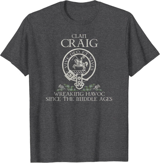 Clan Craig Crest, Surname, Scottish Heritage Vintage