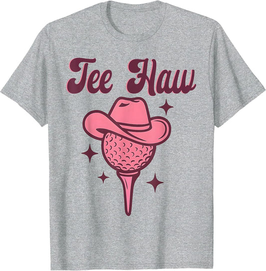 Western Haw Y'all Funny Golf Ball Cowgirl Southern Women