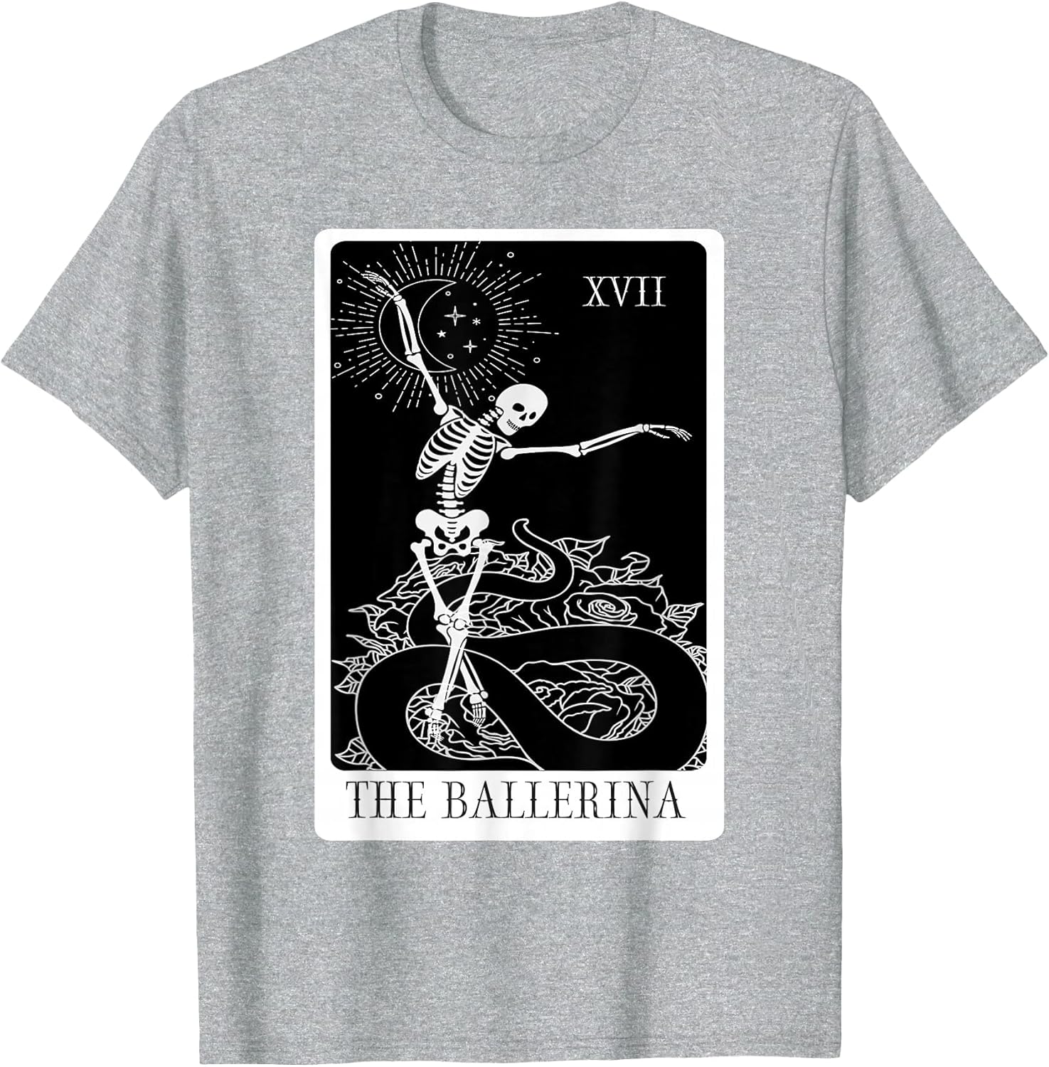 Ballerina Skeleton Tarot Card Dance Halloween Gothic Ballet