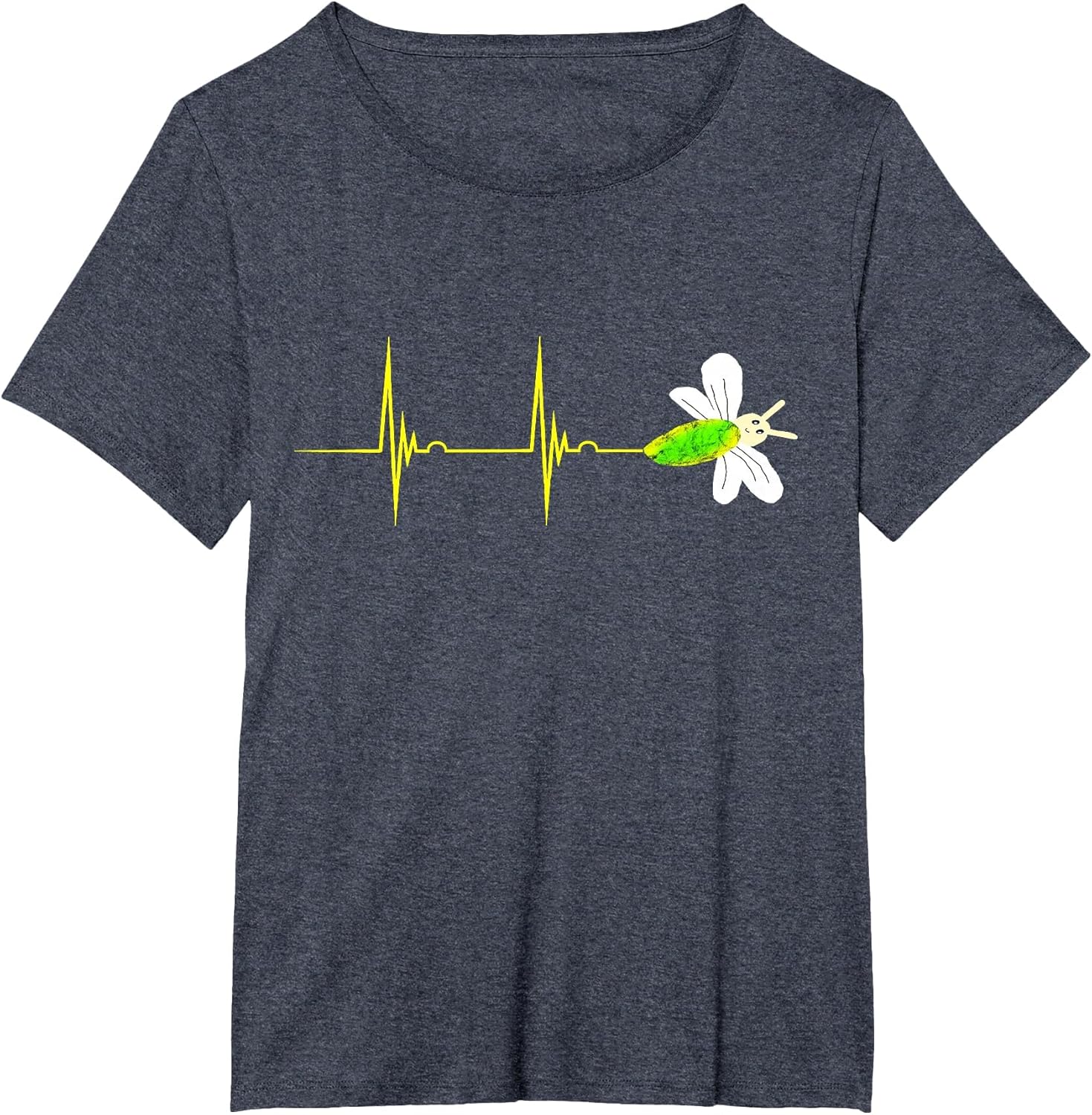 Firefly Heartbeat EKG Pulseline Insect Bug Lightning