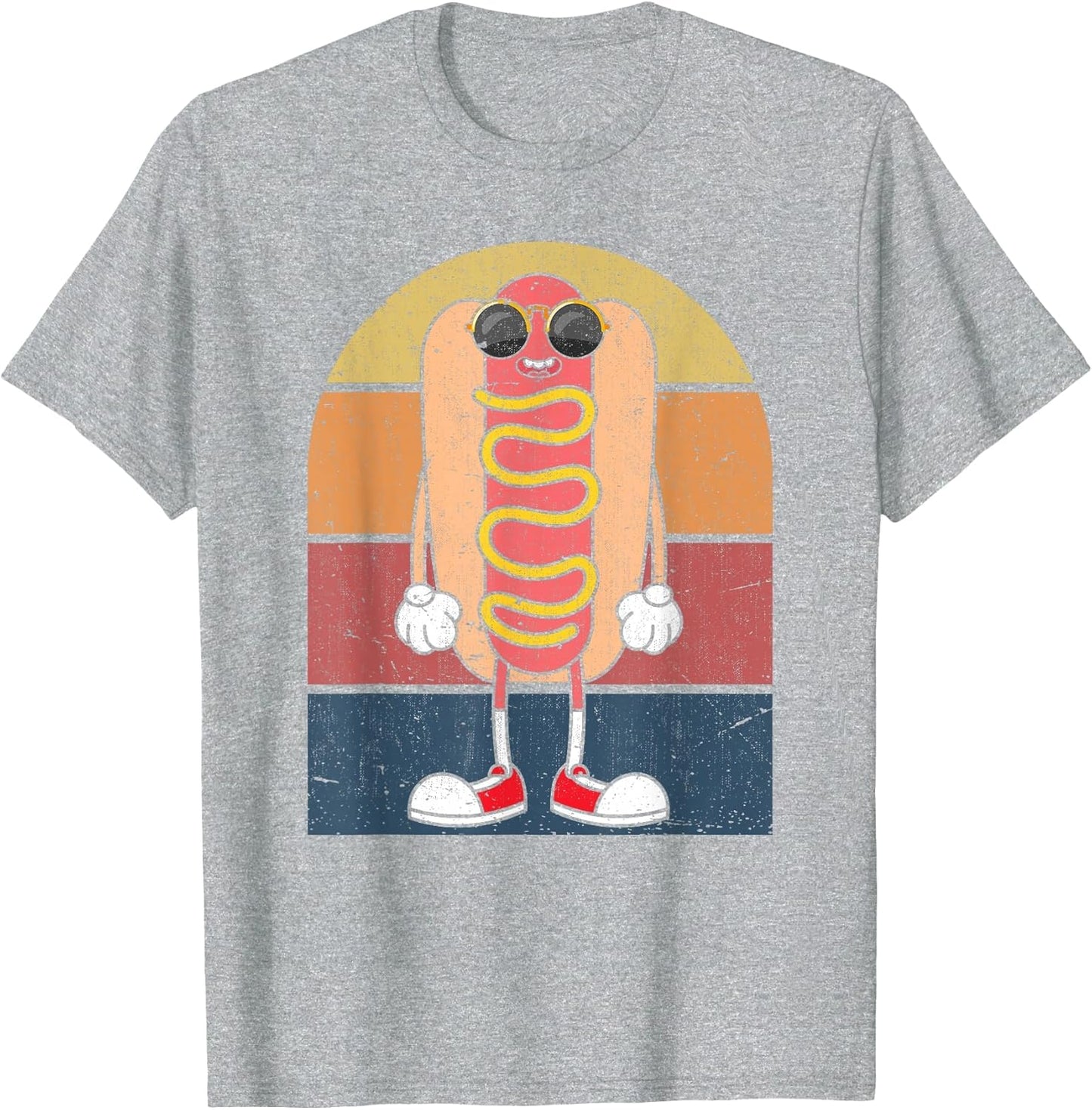 Cool Hot Dog Fast Food Sunglasses Weiner Foodie Retro Hotdog