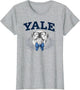 Yale University Bulldog Handsome Dan with Glasses and Bow
