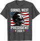 Cornel West for President 2024 USA Flag