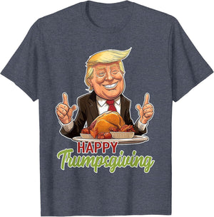 Happy Trumpsgiving - Donald Trump Dinner with Turkey