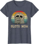 Vintage Sloth Mom Sloth Lovers Mommy Mother's Day