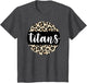 Leopard Print Titans Team Mascot School Spirit Game Night