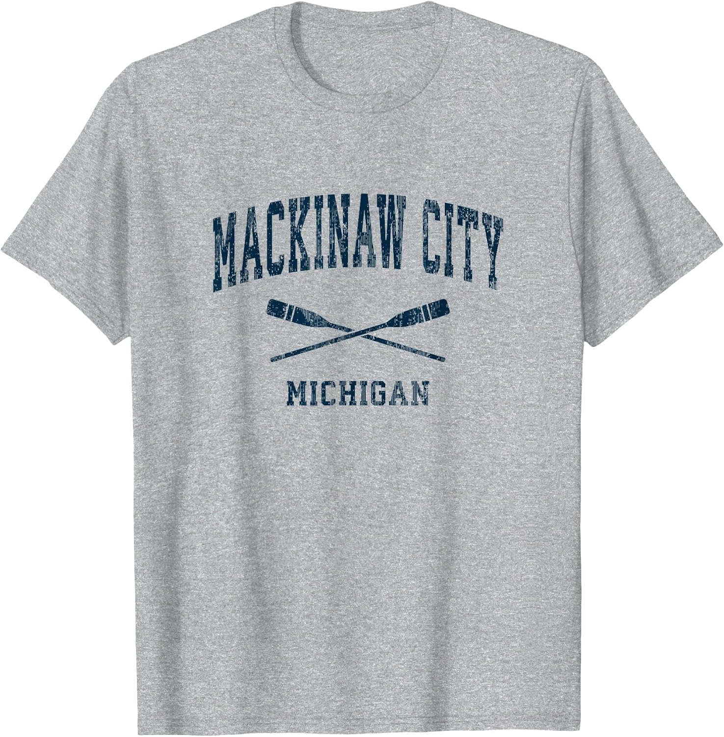 Mackinaw City Michigan Vintage Nautical Paddles Sports Oars