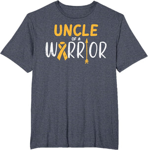 Uncle of A Warrior Childhood Cancer Ribbon Awareness Family