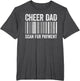 Cheer Dad Scan for Payment Shirt Cheerleading Fathers Day